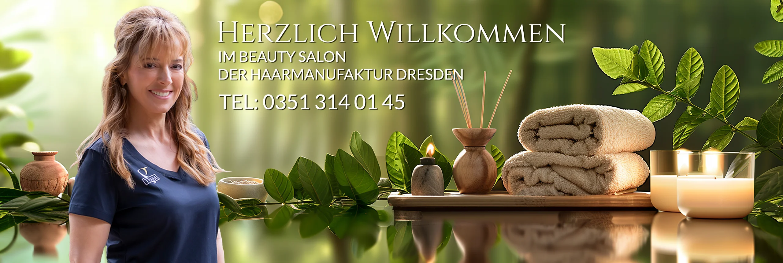 Herzlich Willkommen im Beauty Salon der Haarmanufaktur Dresden